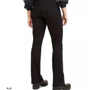 Levi's Black 315 Shaping Slimming Bootcut Mid Rise Jeans Size 14